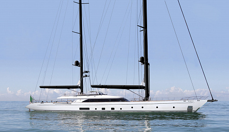 Perini Navi достроила 60 м кеч «Катана»